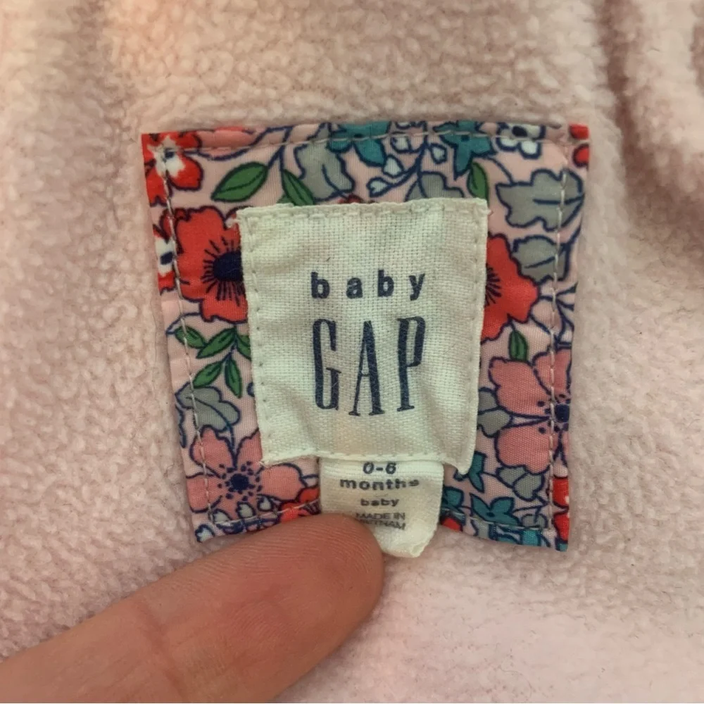 Gap Floral Puffer Warm Baby Coat